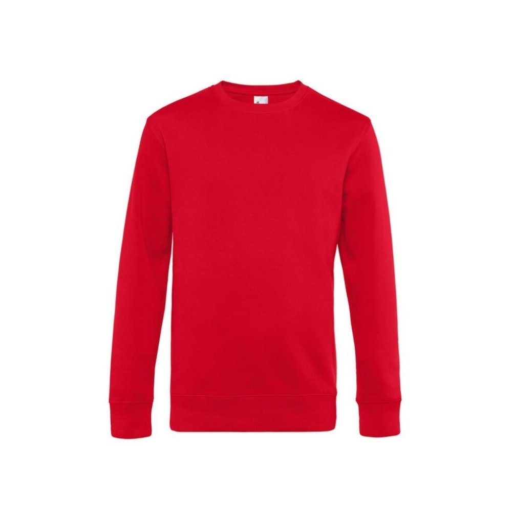 (3XL, Red) B&C Mens King Crew Neck Sweater